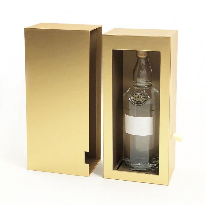 Customized Paper Wine Gift Boxes Champagne Gift Box Cardboard Magnetic Closure