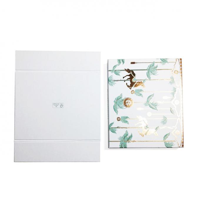 White Custom Logo Gift Foldable Packaging Box For Beauty Cosmetics