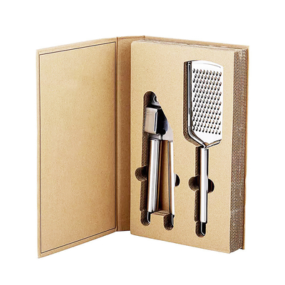 Plain Brown Corrugated Wine Gift Boxes Multilayer Laminating Die Cutting