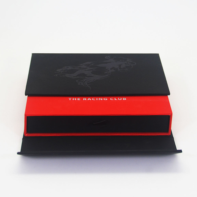 Luxury Matt Black Red Wine Gift Boxes Rigid Cardboard Gift Boxes With EVA Foam Insert